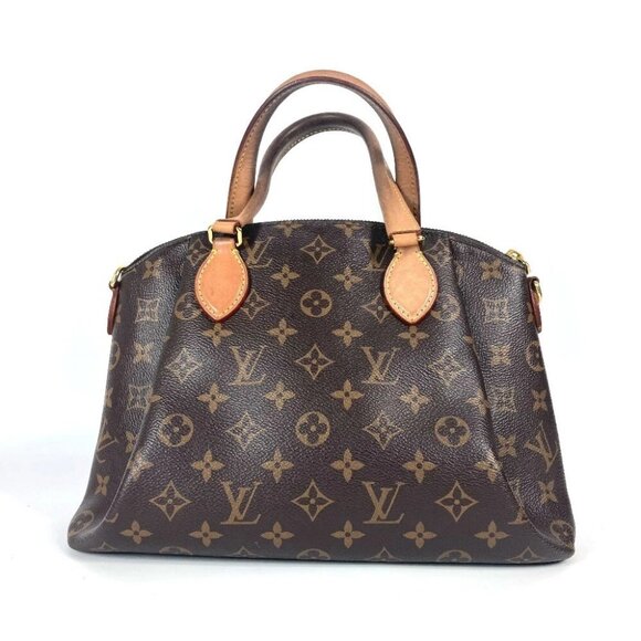 LOUIS VUITTON M44543 Monogram Rivory PM Tote Bag Hand Bag MonogramCanvas Brown - Picture 3 of 16